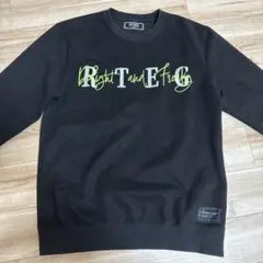 RTEG Right and Free ブラック スウェット