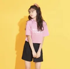 pomonette ポンポネットフード付Ｔシャツショートパンツセット 140cm