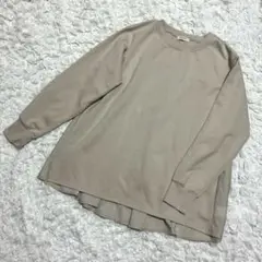 studio CLIP（スタディオクリップ）　ロンT　カットソー　ベージュ　F