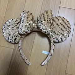 ミニー スパンコールカチューシャ ゴールド
