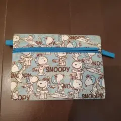スヌーピー柄 小型ポーチ
