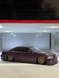 素人改造　1/64　ターマック　トヨタ　チェイサー　ヴェルテックス　超低空仕様