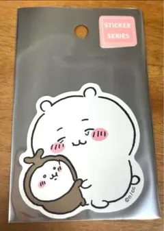 ちいかわ スマホに貼れるサイズのステッカー ちいかわとカブトムシ