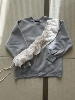 w closet レース付きグレースウェット