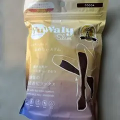 グラマラスパッツ　ふわりぃスリム　着圧ソックス ココア フリーサイズ　ミドル