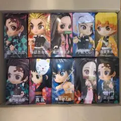 【未開封】鬼滅 Qposket フィギュア 10種セット メタリック