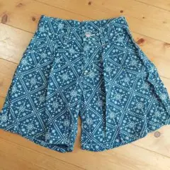 ★未使用EDWIN １３０デニムショートパンツ★キュロット★