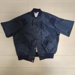 HILTON スタジャン L ネイビー J & R MOWING刺繍 ジャケット