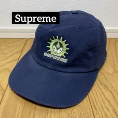 シュプリーム　Supreme エイリアン　ワンポイントロゴ　キャップ　ネイビー