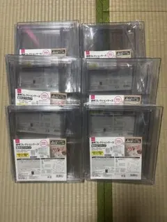 ダイソー　透明コレクションケース　6個