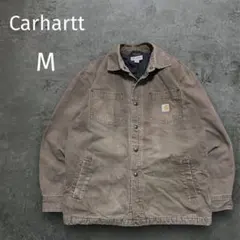 Carhartt ワークジャケット 中綿 フェード M ブラウン