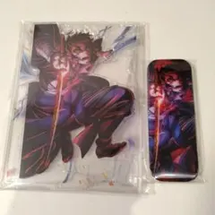 鬼滅の刃 WEBSHOPくじ アクリルスタンド 缶バッジ 獪岳 セット