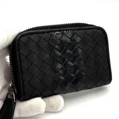 ☆美品☆ボッテガヴェネタ イントレチャート レザー エナメル コインケース 財布