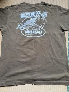 レア　山岡家 YAMAOKAYA Tシャツ カーキ Lサイズのサムネイル