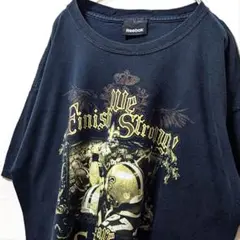 リーボック ニューオーリンズセインツ デカロゴ Tシャツ ブラック 黒 古着