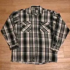 90's Levi's シャドーチェック ネルシャツ ボックスシルエット 古着