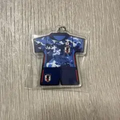 サッカー日本代表 ユニフォーム型 アクリルキーホルダー