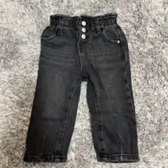 ZARA ブラックデニムパンツ 86cm