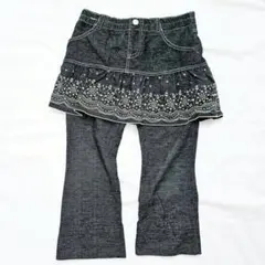 デニムスカートパンツ 120cm