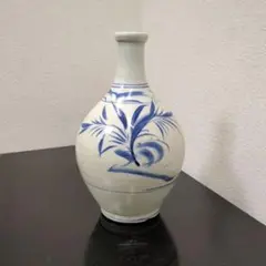 染付 徳利 花器 時代物陶器 花瓶 インテリア レトロ 古伊万里？ 骨董品