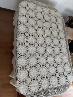 汕頭刺繍スワトウ テーブルクロス 長方形大判 175×135㌢ ヴィンテージ テーブルクロス 汕頭刺繍スワトウ 長方形大判 175×135㌢ ヴィンテージ