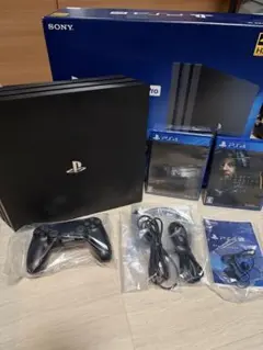 【美品・最終型】PS4 Pro 1TB (7200B) 未開封FF7R・ソフト付