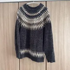 【匿名配送】RAGEBLUE ノルディック柄 ニット セーター