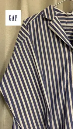 【GAP】ストライプ柄 長袖シャツ XS