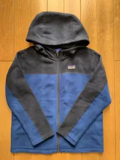 パタゴニア　キッズ・マイクロD・スナップT・ジャケット　ネイビー　XSサイズ