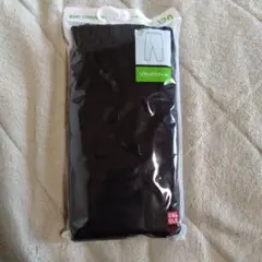 新品 キッズ UNIQLO レギンス 10分丈 120 リラックスフィット 黒
