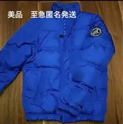 美品　アバクロンビー&フィッチ 青色ダウンジャケット