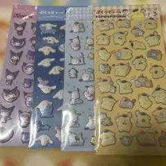 サンリオ サンリオキャラクターズ ぷくっとシール 4枚セット シナモン