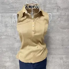 美品 バーバリーロンドン ノースリーブポロ ノバチェック 1のサムネイル