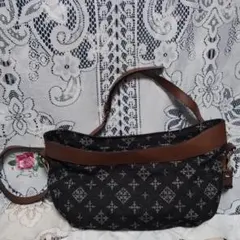 新品デイリーラシット　デニム　ショルダーバッグ　ブラック