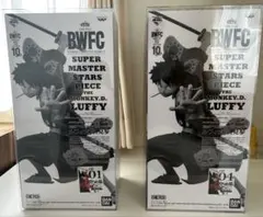 ワンピース一番くじBWFC SMSP ルフィ Ａ賞・D賞セット クリアケース付き