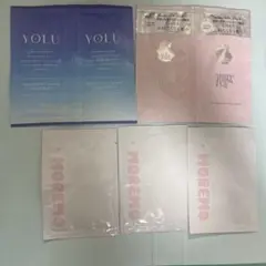 使い切りタイプシャンプー3種5個・トリートメント2種2個(バラ売り不可)