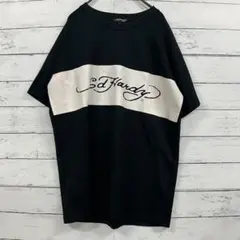 【Ed Hardy】エドハーディー 半袖 Tシャツ ドラゴン 龍 黒 XL