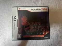 激レア ニンテンドーDSソフト 女子高生逃げる! 心霊パズル学園