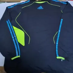 adidas 長袖ウェア 黒/緑/青