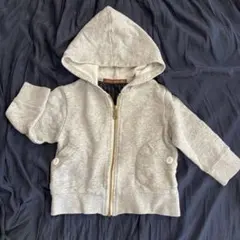 ブランシェス 90 パーカー グレー