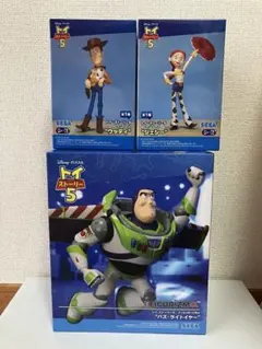 3点セット】トイストーリーズFigurizmαバズ、ウッディ ジェシー - メルカリ
