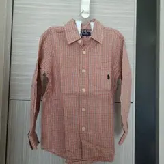 ラルフローレン Ralph Lauren チェック柄薄手長袖シャツ 120