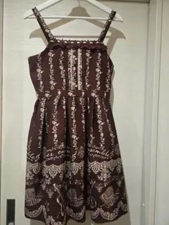 axes ノースリーブ ワンピース