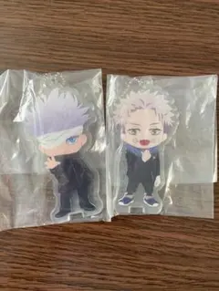 呪術廻戦 みつめてアクリルチャーム 五条悟 狗巻棘