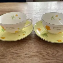 ナカノヒロミチ　コーヒーカップ　2客