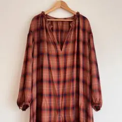 IENA NOBLE ワンピース　チェック