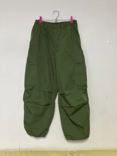 GU カーゴパンツ オリーブグリーン S