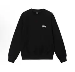 ［GW特別価格］Stüssy ブラック スウェット トレーナー