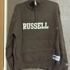 ラッセル（RUSSELL）カレッジ ロゴ ニットセーター