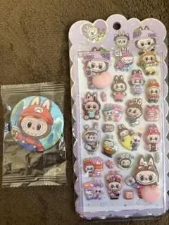 らぶぶ　シール　缶バッジ